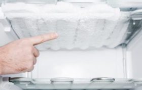 تشکیل یخ در فریزر